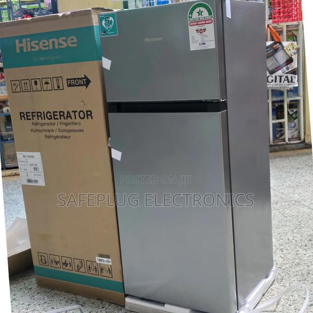 Fridge Hisense 120l Frost Silver Double Door Fridge - - main view