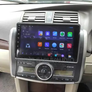 High End Android Radio 9 Inch With Frame Fitted in Toyota Allion260