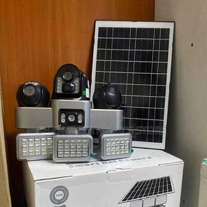 High Brightness Powerful V380 4g Digital Zoom 3lens 6mp Solar CCTV Cam