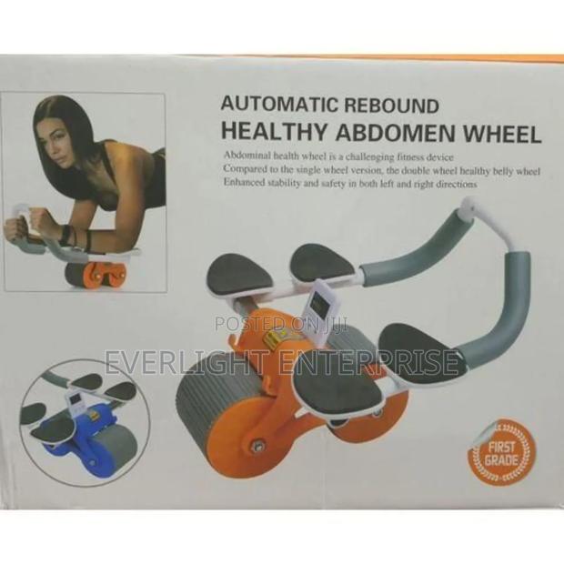 4 Elbow Pad Automatic Rebound Healthy Abdominal Wheel - thumbnail 2