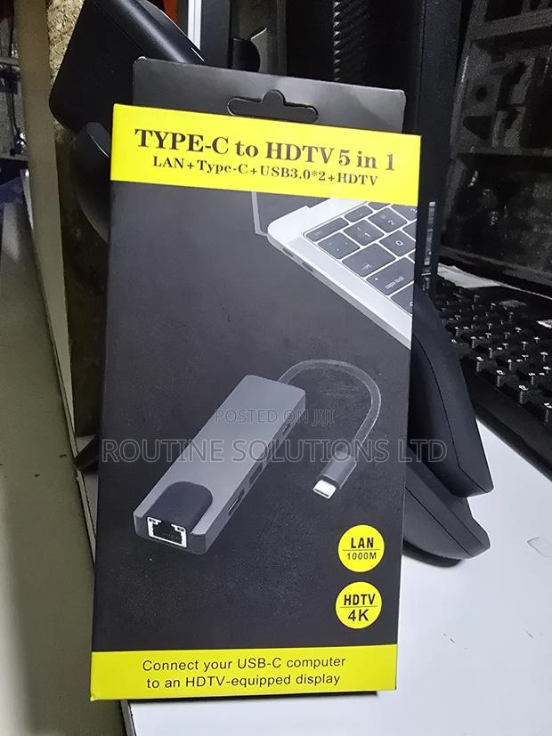 Type-C to HDTV 5 in 1 Adapter