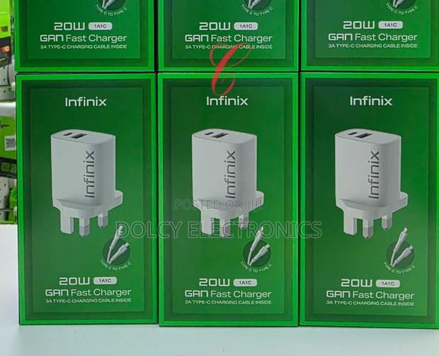Infinix Xc20uk+Xdc53 20w Adapter With Type C To Type C Cable - main view