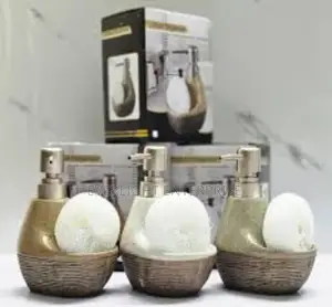 Fancy Single Cube Ceramic Lotion /Soap Dispenser