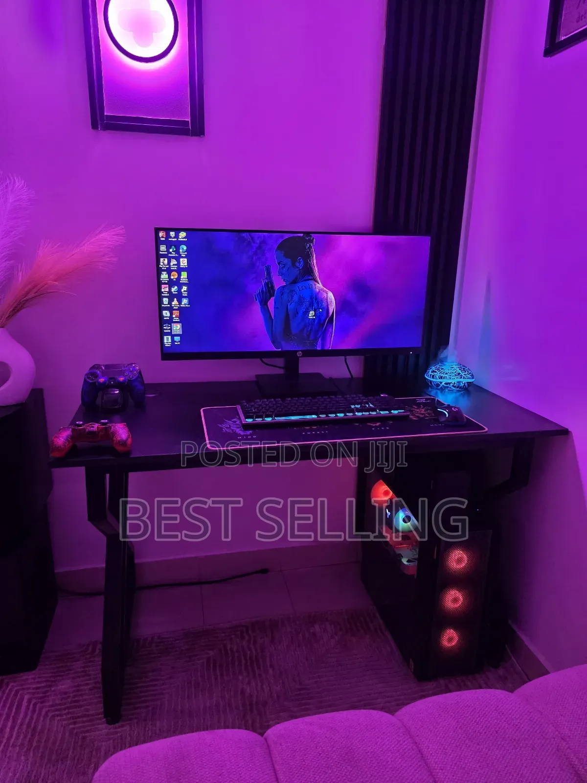 Metallic Stand Table