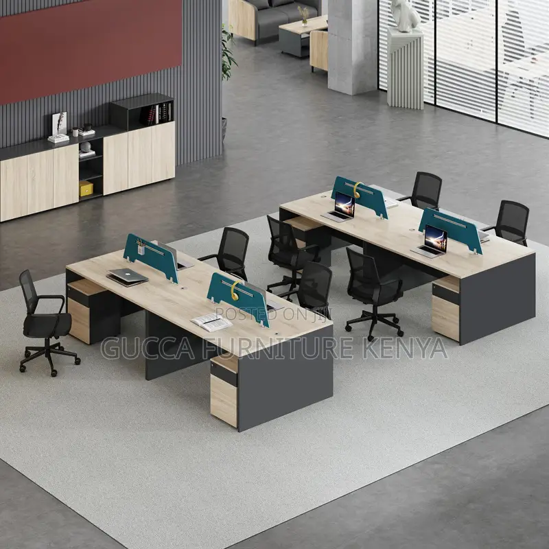 Modern Imported 4-seater Office Workstation
