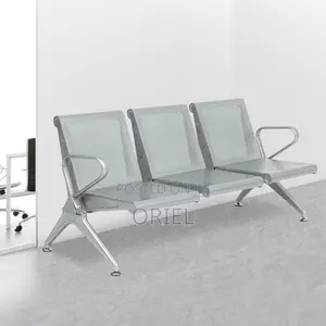 Office Bench : 3-Seater Public Waiting Bench