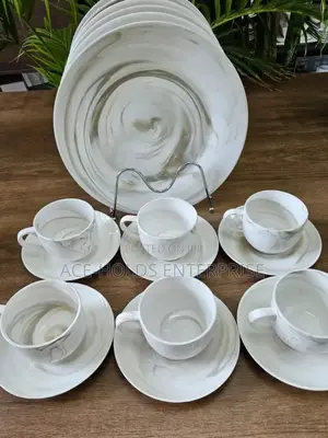 18 Pieces Quality Ceramic Dinner Set Plate - Coffee Cup