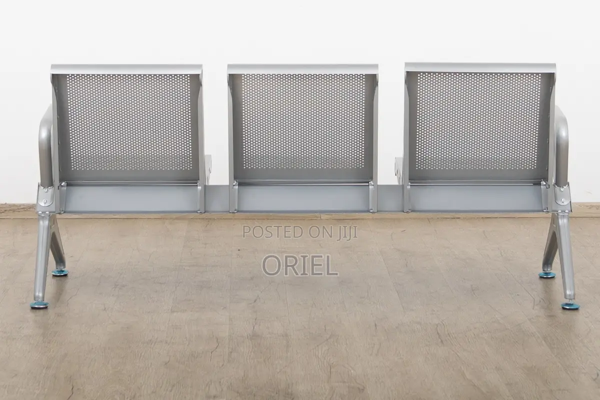 Office Bench : 3-Seater Public Waiting Bench