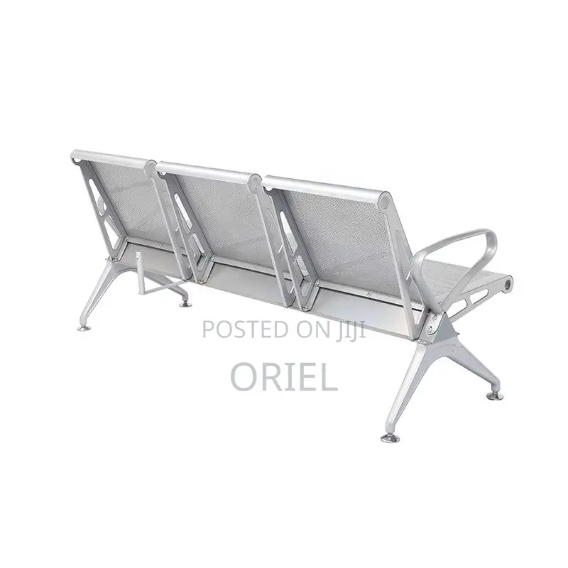 Office Bench : 3-Seater Public Waiting Bench