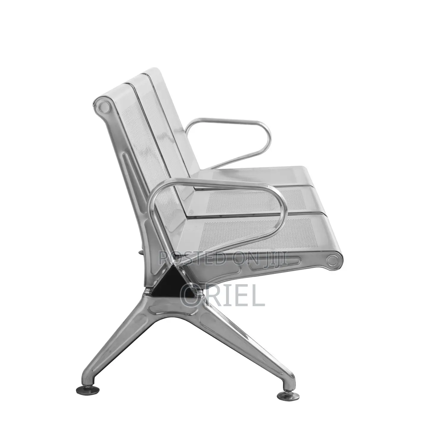 Office Bench : 3-Seater Public Waiting Bench