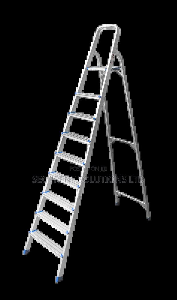 9 A-frame Household Aluminum Step Ladder. - thumbnail 3