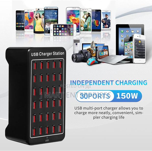 30 Port Usb Charger, Usb Smart Charger, 30-in-1