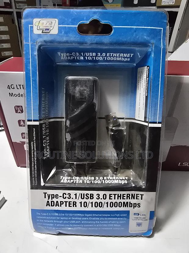 Type-C 3.1/Usb 3.0 Ethernet Adaptermbps