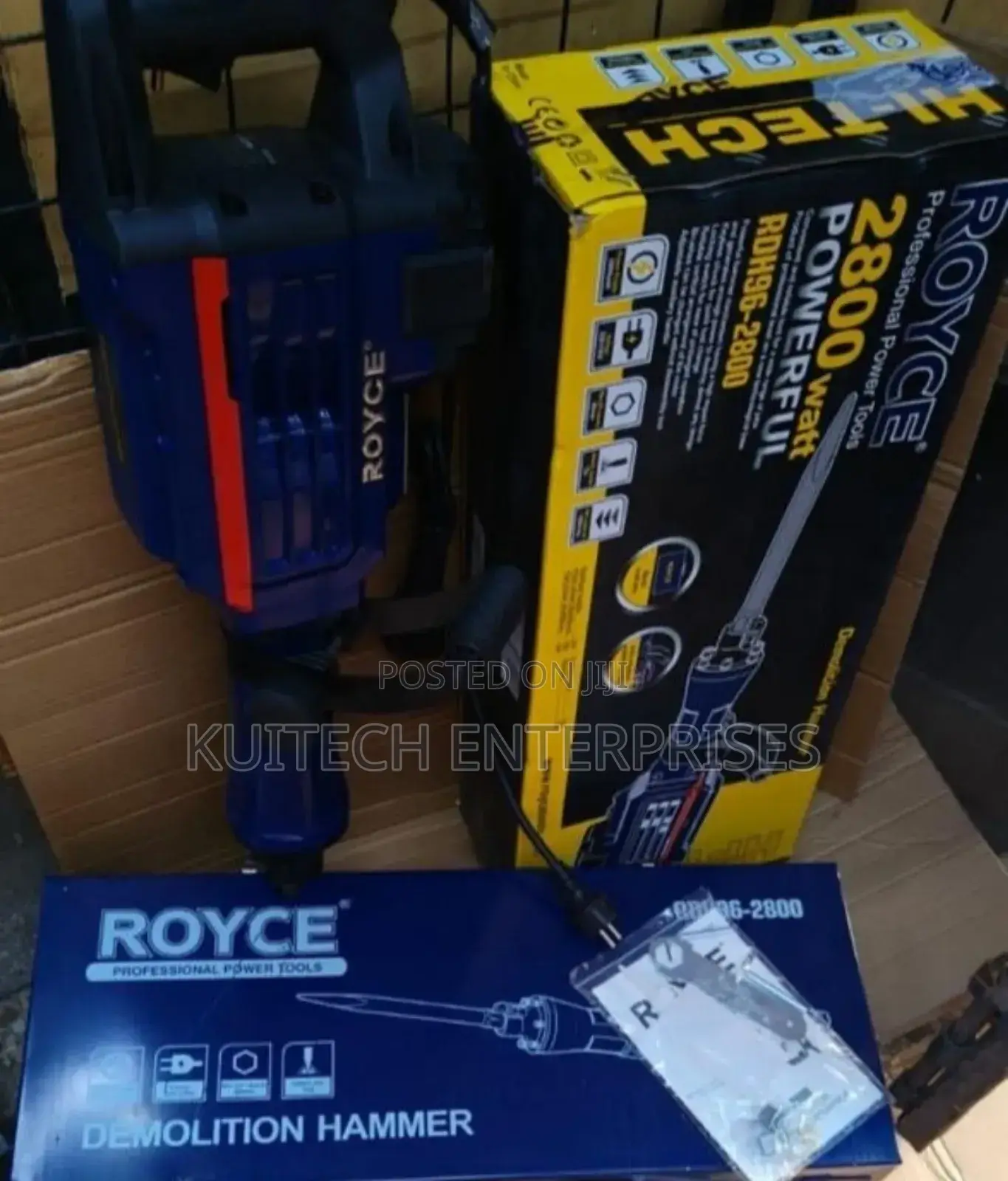 Royce Jack Demolition Hammer/ Electric Jack Demolisher Hammer 2800w