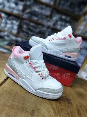 Jordan Retro 3 White Pink* Ladies