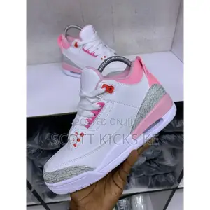 Jordan Retro 3 White Pink* Ladies