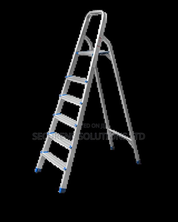 6 Step Minara Aluminium Household Step Ladder. - thumbnail 2