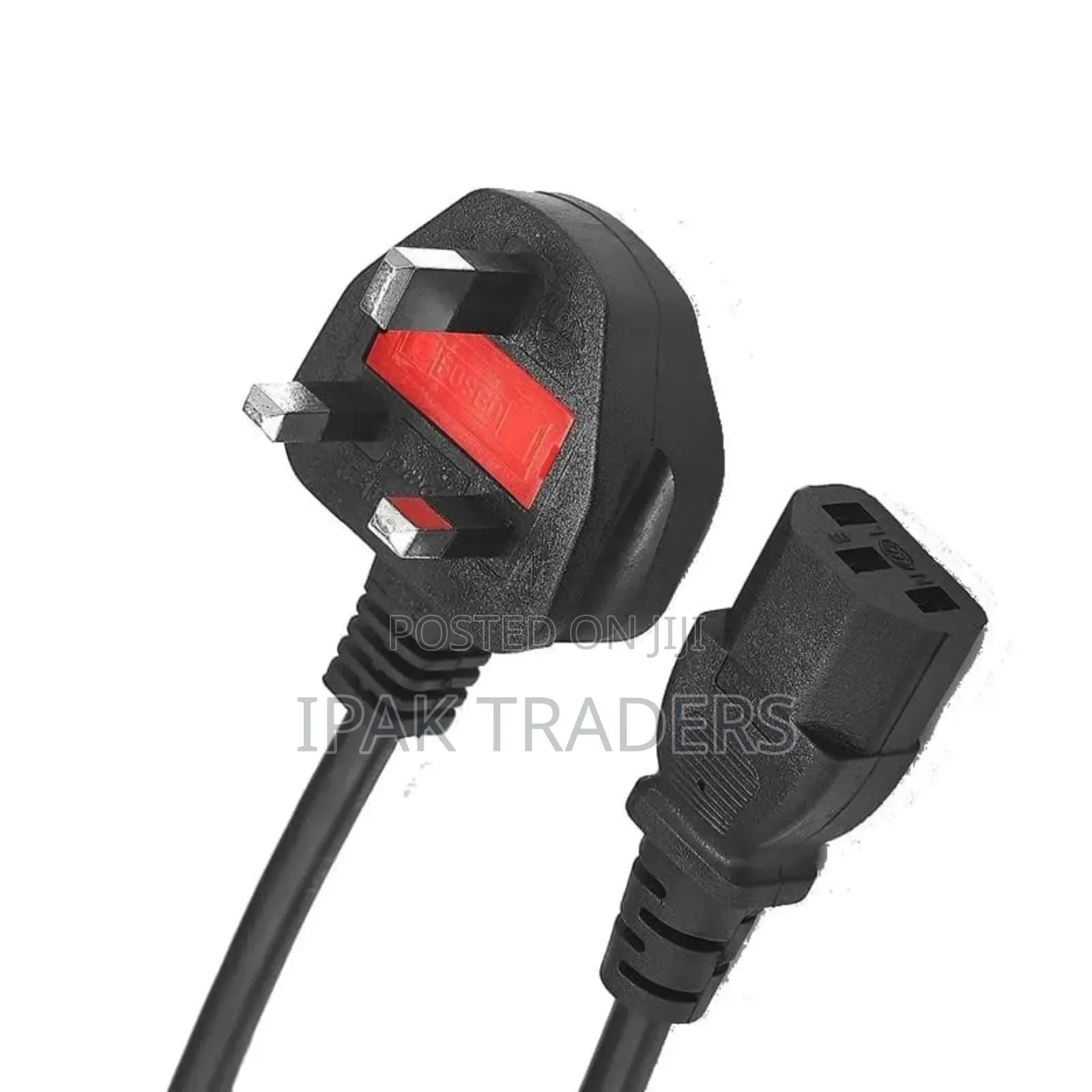 Power Cable 3pin Black