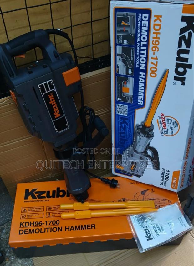 Kzubr Jack Hammer/ Electric Demolition Hammer Drill 1700w - main view