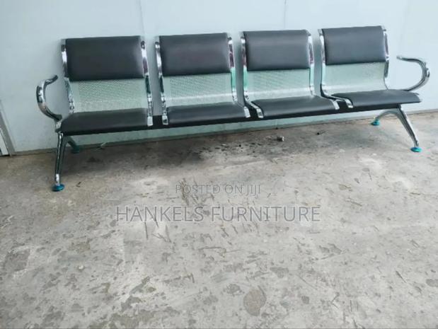 4 Seater Padded Link Chair – Strong, Comfortable Durable