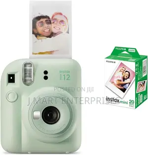 Instax Fujifilm Mini 12 Instant Camera With 20 Shot Film Pack