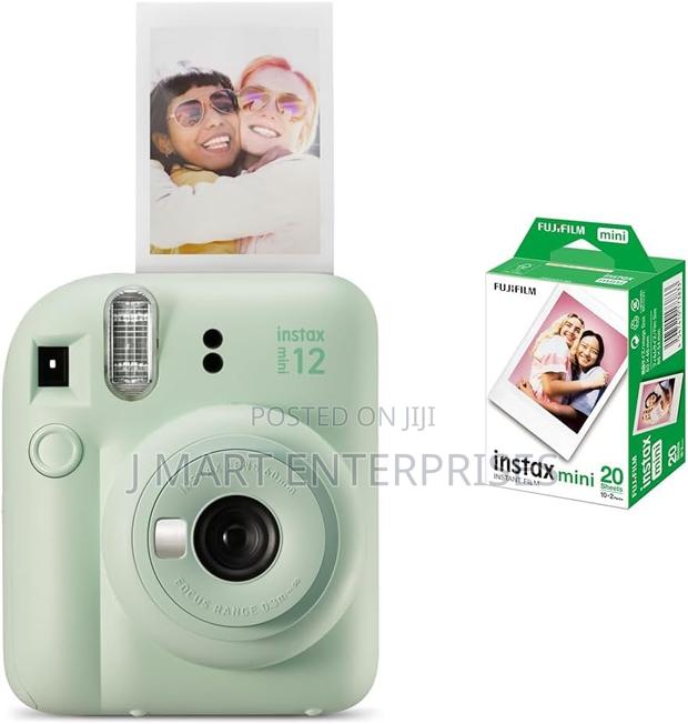 Instax Fujifilm Mini 12 Instant Camera With 20 Shot Film Pack