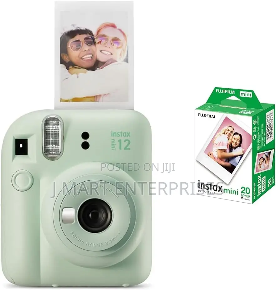 Instax Fujifilm Mini 12 Instant Camera With 20 Shot Film Pack