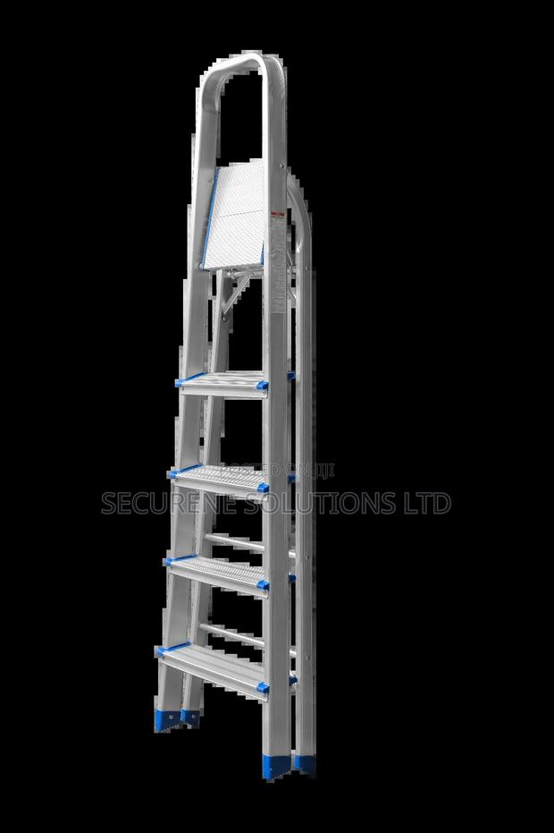Minara 5-step Aluminium Household Step Ladder. - thumbnail 3