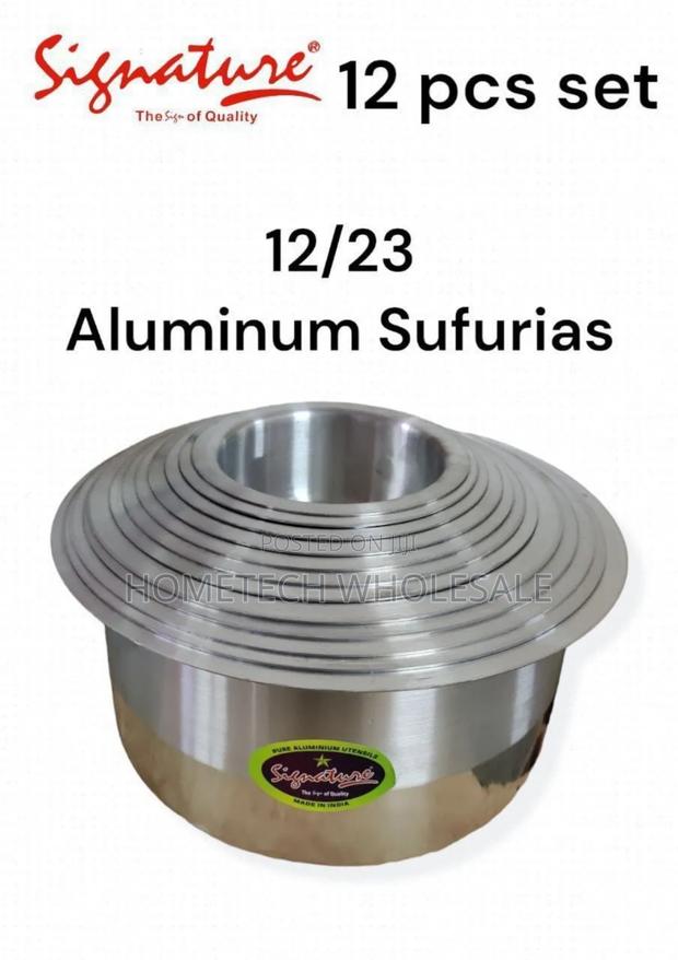 *Signature 12/23 (12pcs) Aluminum Sufurias*