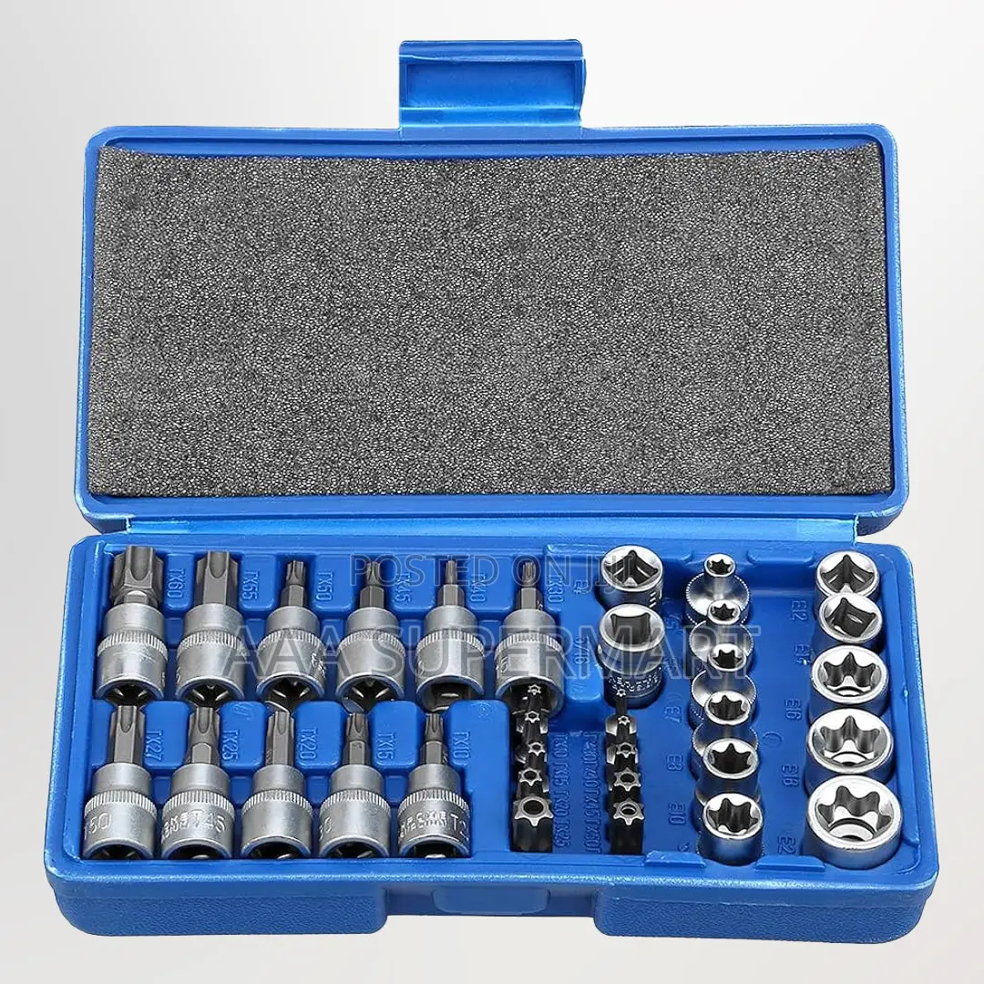 Tq73030 34 Pcs E/T Type Socket Set Tool