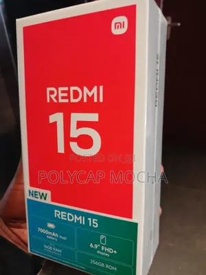 New Xiaomi Redmi 15 128 GB Black