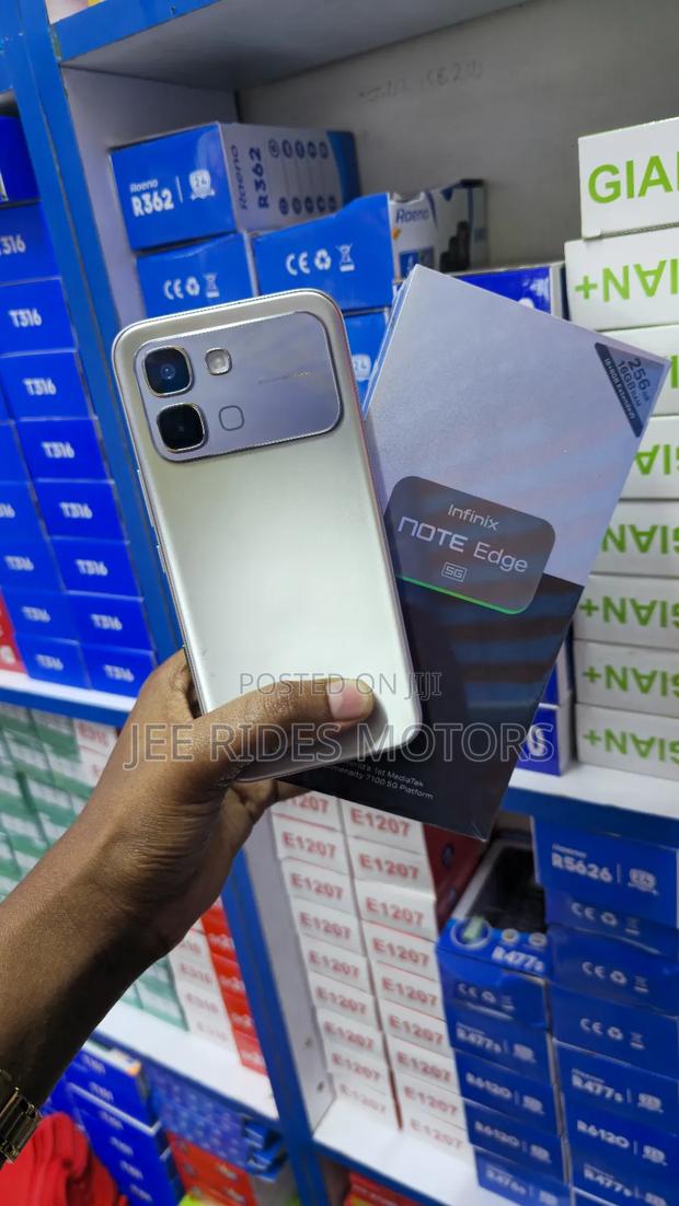New Infinix Note Edge 256 GB Silver