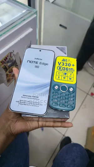 New Infinix Note Edge 256 GB Silver
