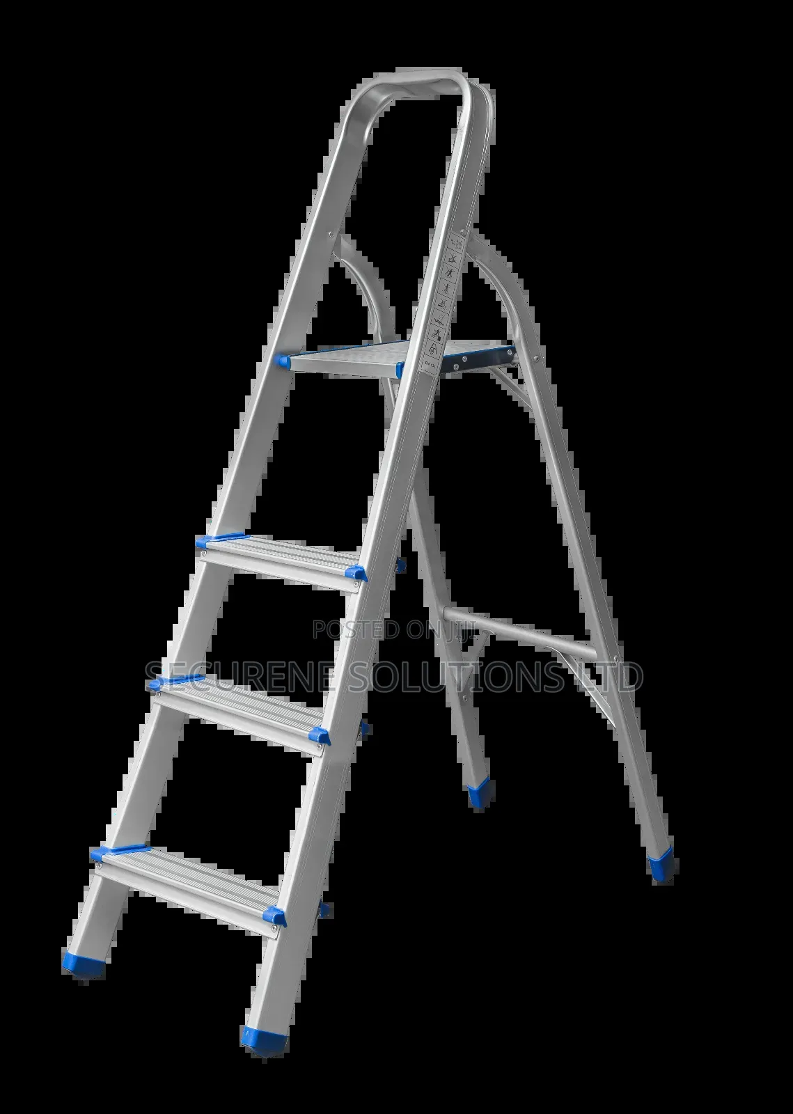 Minara 4-step Aluminum Household Step Ladder.