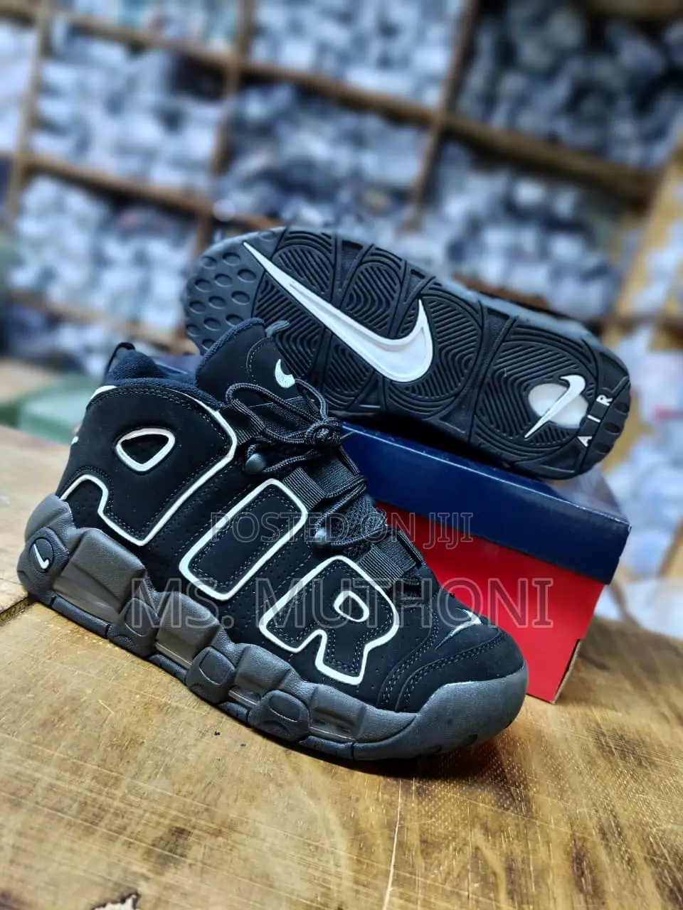 The Nike Air More Uptempo '96 in the Black
