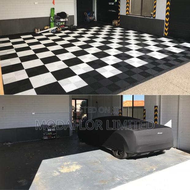 Non-Slip Interlocking Mats for Garages Car Washes