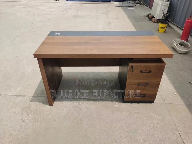 1.2m Office Table With Drawers - main view