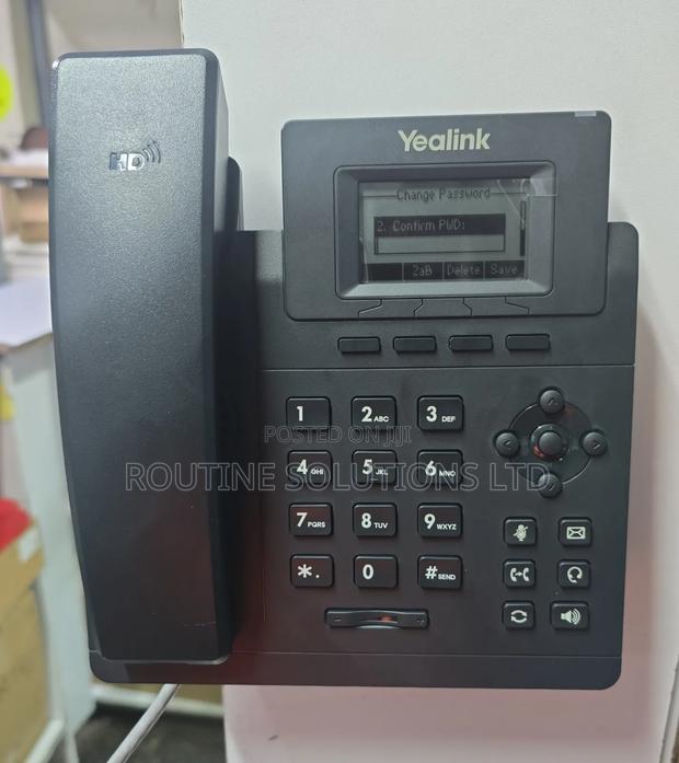 Yealink Ip Phone T30p Black and White Display
