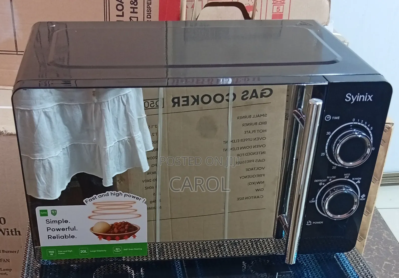 Synix Manual Electric Microwave Available