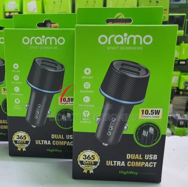 Oraimo Highway Occ-21dml Car Chargers - thumbnail 2