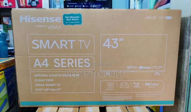 *Hisense 43" Smart  Tv A4 Series