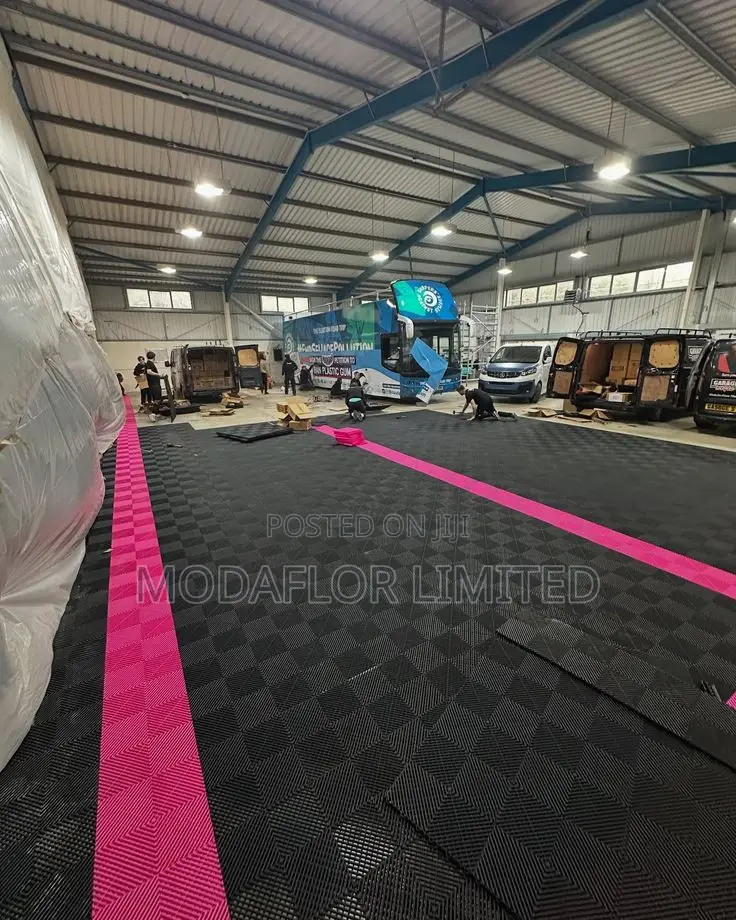 Heavy-Duty Garage Floor System | Interlocking Design