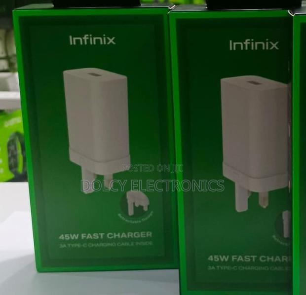 Infinix U450xkb+Xdc13 45w Fast Charger - thumbnail 2