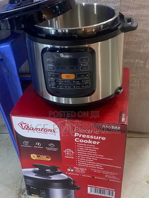 6 Litres Ramtons Electric Stainless Pressure Cooker -12 Settings - thumbnail 2