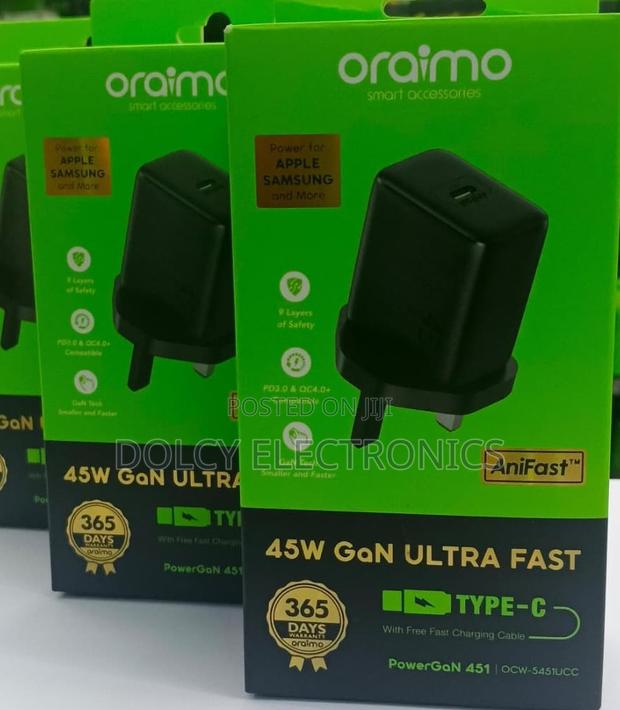 Oraimo Powergan 451 Ocw+5451ucc 45w - thumbnail 2