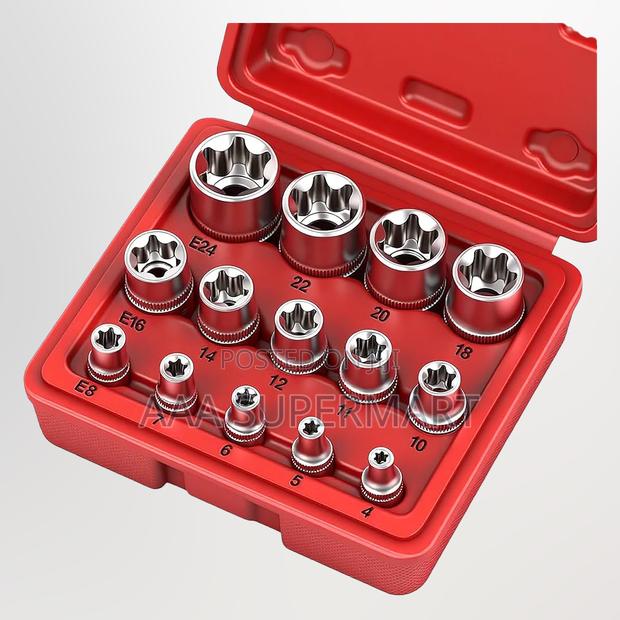 Tq73031 14 Pcs E Type Socket Tool Set - main view