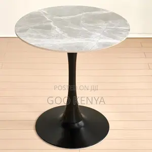 Home Table; Elegant Round Marble Table For Dining, Or Living Area