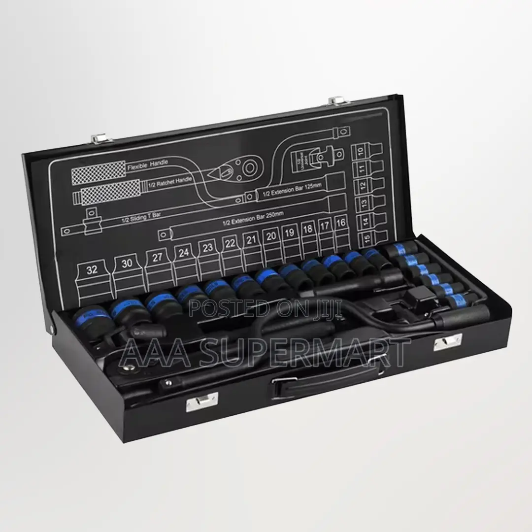Tq73047 24 Pcs 1/2" Socket Set