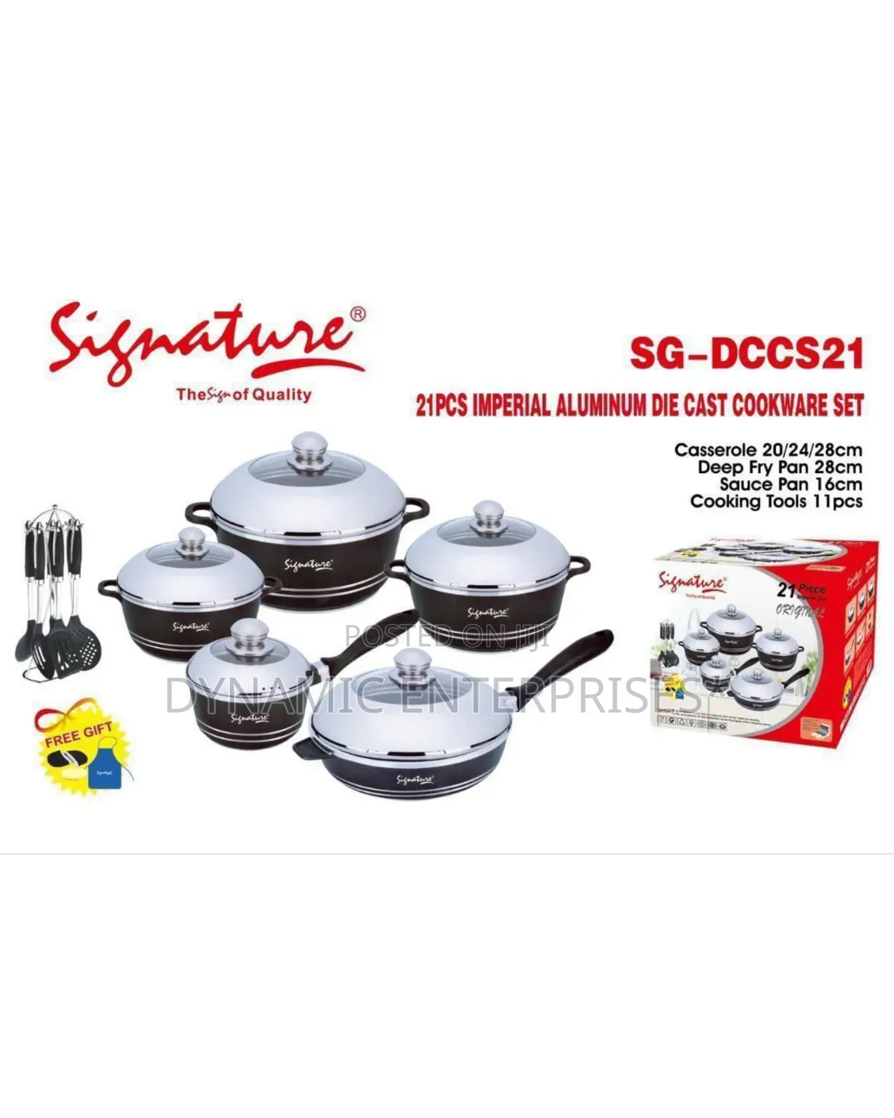 21 PCS Imperial Nonstick Cookware Set