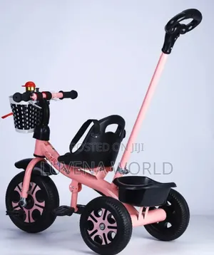 Pink Push Tricycle